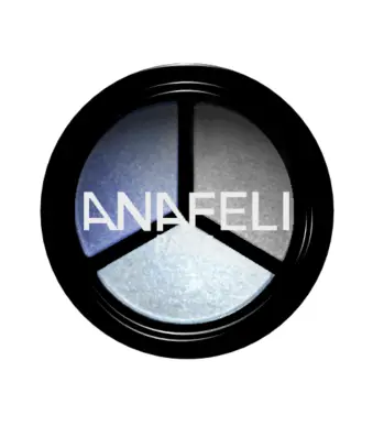 Trio Fard à Paupières Bleu - Anafeli Paris (3.5 g)