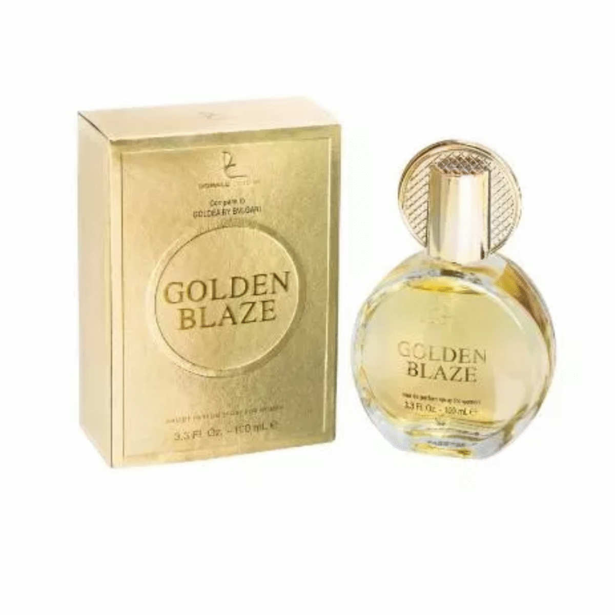 Golden Blaze – Parfum femme musqué et fruité 100ml par Dorall Collection