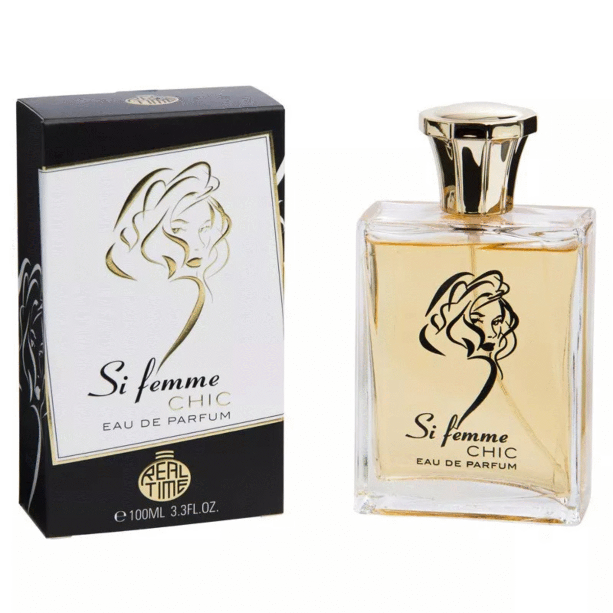 Si Femme Chic – Parfum femme chic et élégant 100ml par Real Time