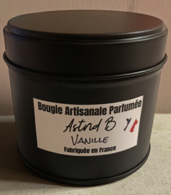 bougie artisanale vanille